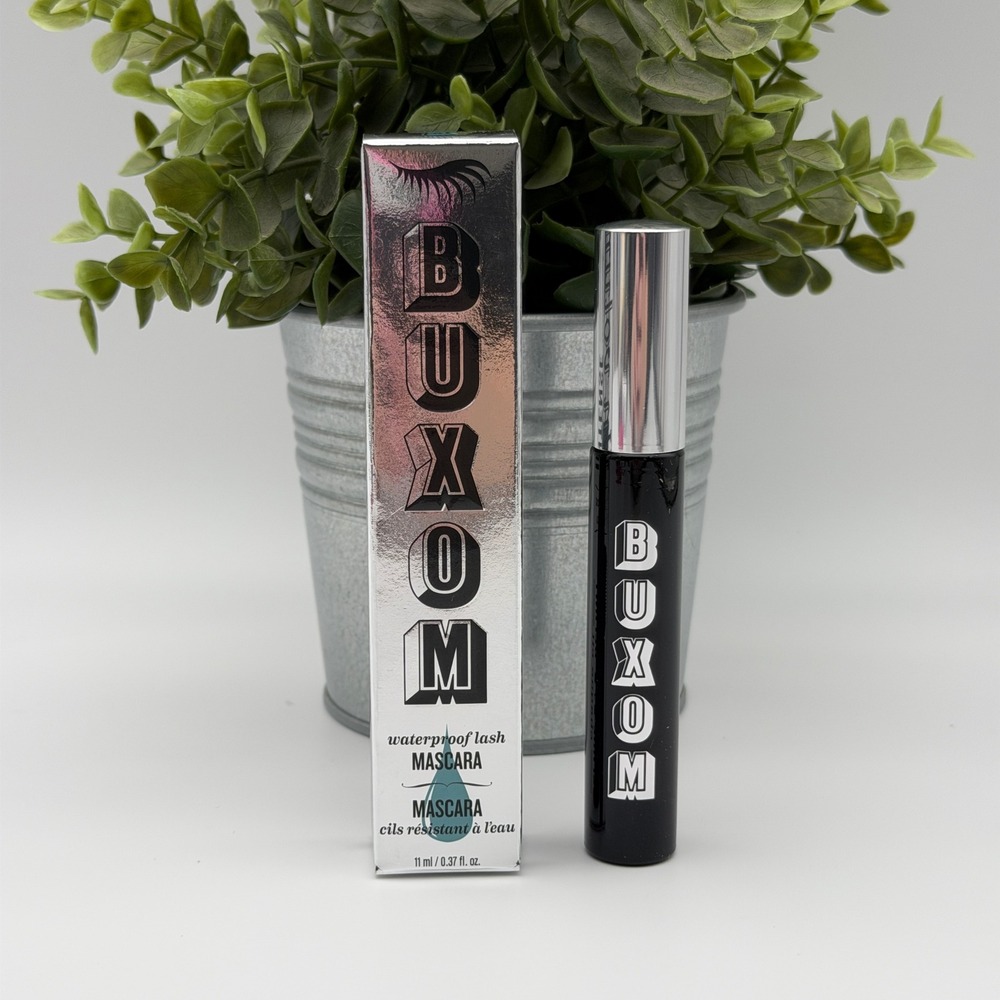 Buxom Waterproof Lash Mascara Blackest Black 11ml 0.37fl oz New in Box